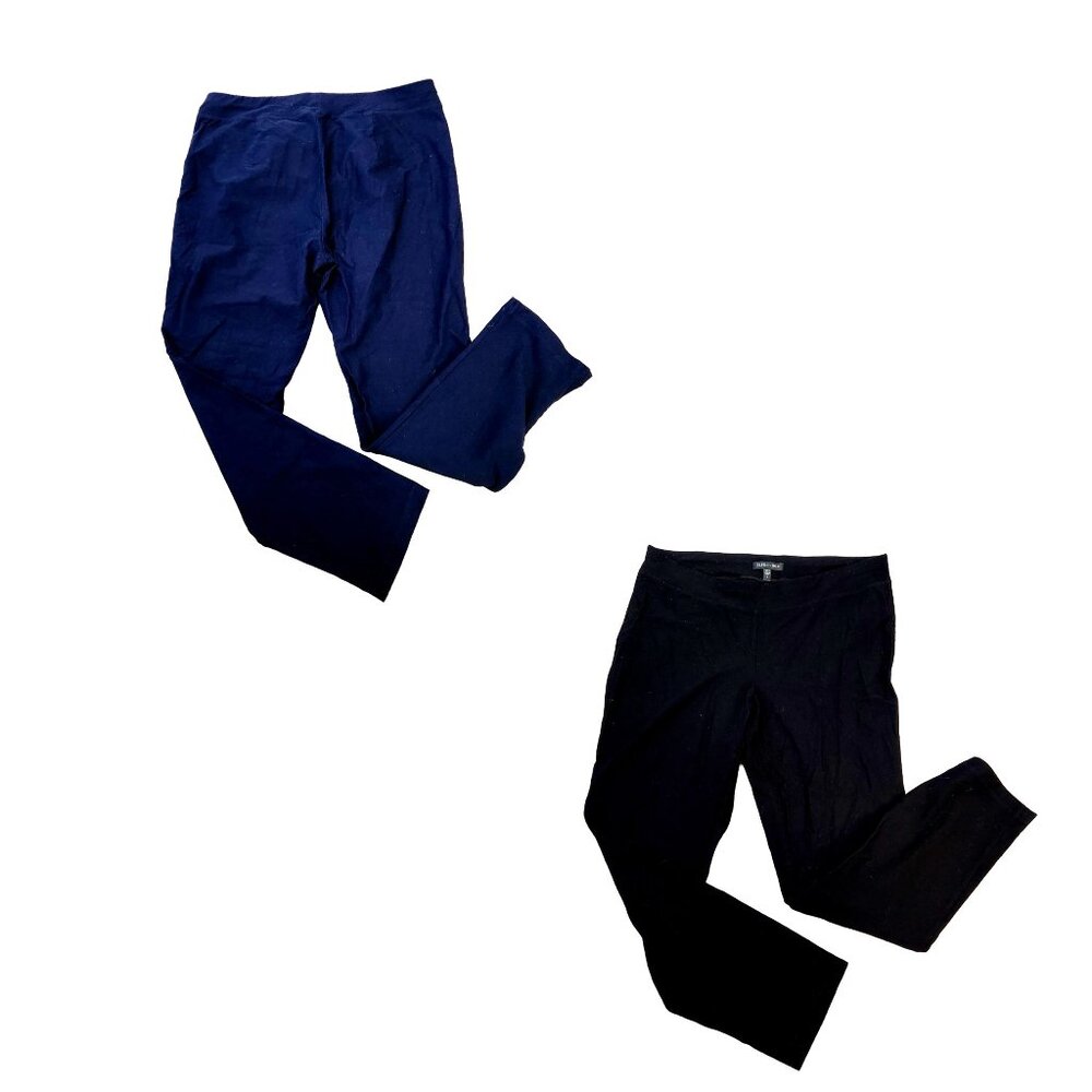Pair of Eileen Fisher - TWO FOR 1 - Stretch Waist Pants